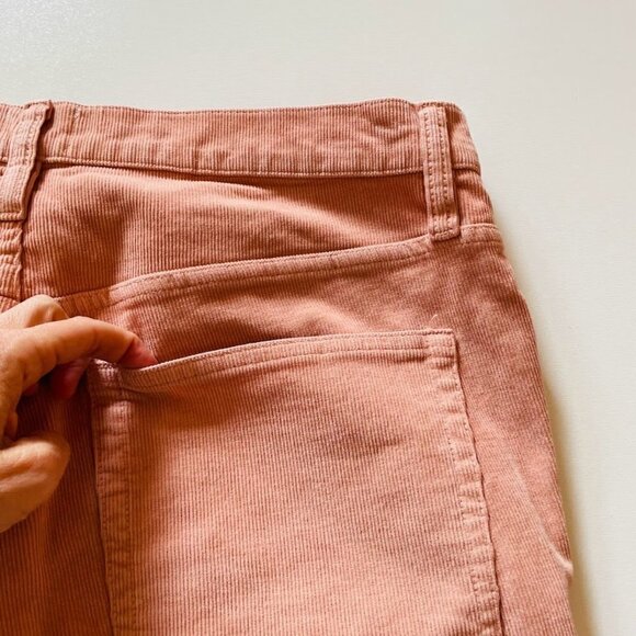 NWT J. Crew Pant Trouser Vintage Corduroy High Rise Straight Leg Slim Rose Blush - Picture 8 of 16